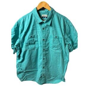 Magellan Men’s Shirt Size XL Loose Fit Green Short Sleeve Fishing